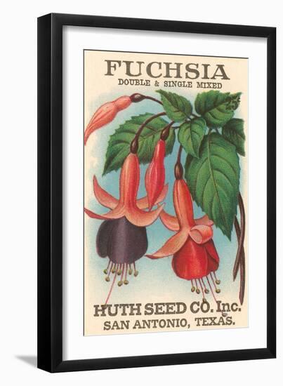 Fuchsia Seed Packet-null-Framed Art Print