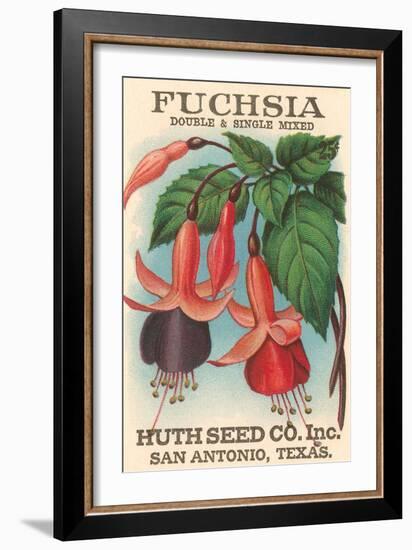 Fuchsia Seed Packet-null-Framed Art Print