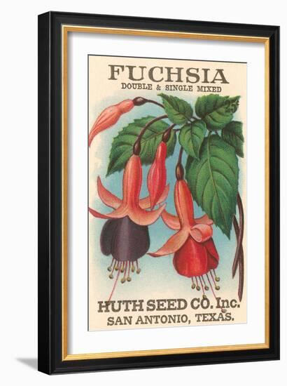 Fuchsia Seed Packet-null-Framed Art Print