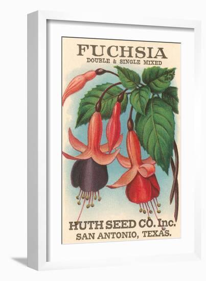 Fuchsia Seed Packet-null-Framed Premium Giclee Print