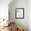 Fuchsia Sway II-Jennifer Goldberger-Framed Art Print displayed on a wall