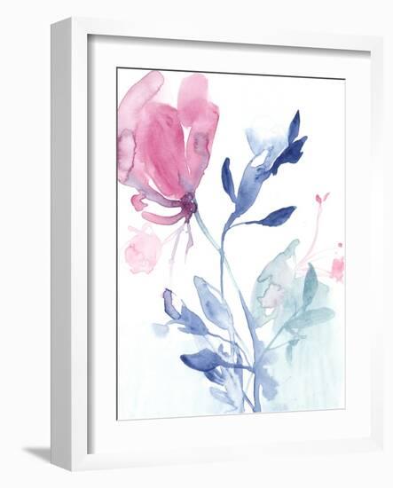 Fuchsia Sway II-Jennifer Goldberger-Framed Art Print