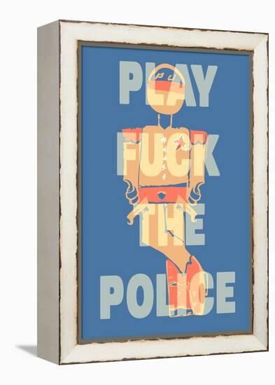 Fuck the Police by Annimo-null-Framed Stretched Canvas