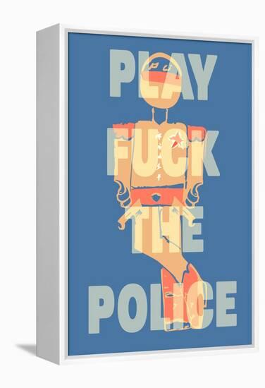 Fuck the Police by Annimo-null-Framed Stretched Canvas