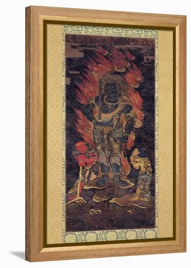 Fudo Myoo and Two Attendents-null-Framed Premier Image Canvas