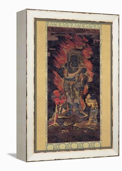Fudo Myoo and Two Attendents-null-Framed Premier Image Canvas