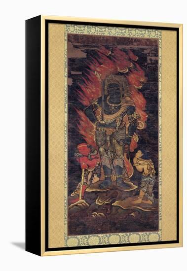 Fudo Myoo and Two Attendents-null-Framed Premier Image Canvas