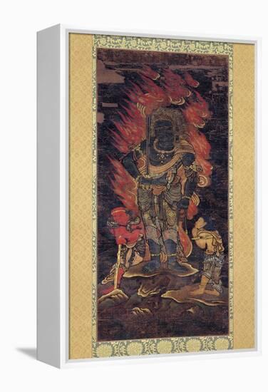 Fudo Myoo and Two Attendents-null-Framed Premier Image Canvas