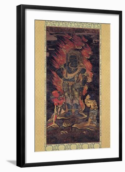 Fudo Myoo and Two Attendents-null-Framed Giclee Print