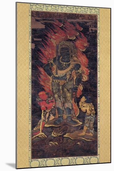 Fudo Myoo and Two Attendents-null-Mounted Giclee Print