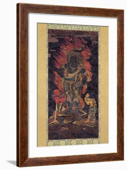 Fudo Myoo and Two Attendents-null-Framed Giclee Print