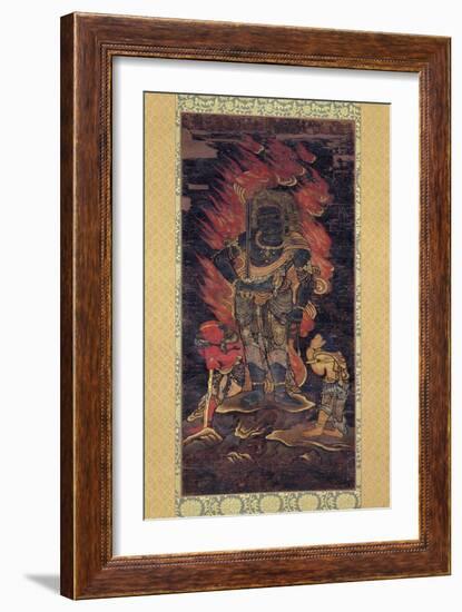 Fudo Myoo and Two Attendents-null-Framed Giclee Print