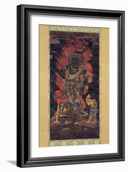 Fudo Myoo and Two Attendents-null-Framed Giclee Print