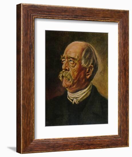 'Fürst Bismarck 1815-1898. der eiserne Kanzler Gemälde von P. Krom', 1934-Unknown-Framed Giclee Print