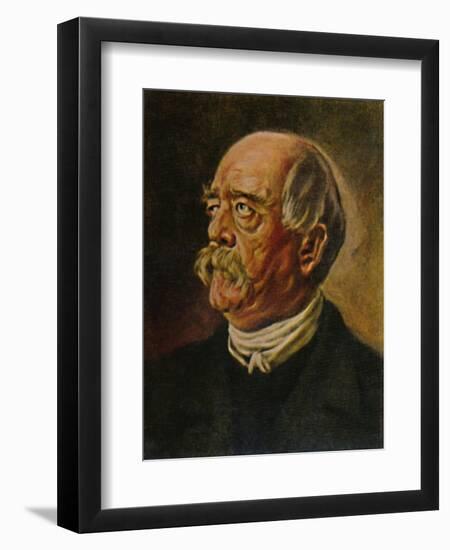 'Fürst Bismarck 1815-1898. der eiserne Kanzler Gemälde von P. Krom', 1934-Unknown-Framed Giclee Print