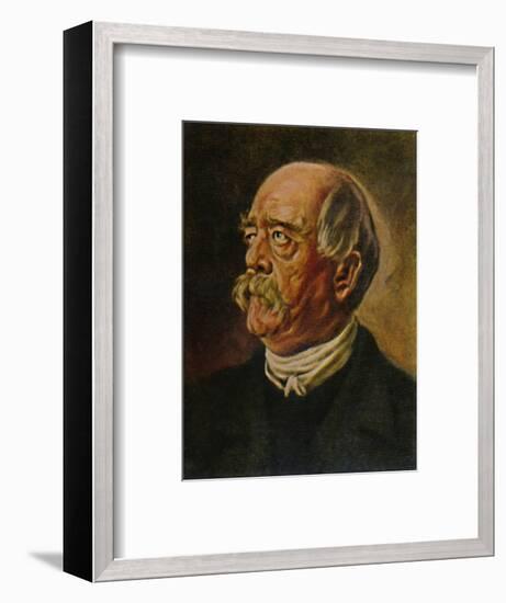 'Fürst Bismarck 1815-1898. der eiserne Kanzler Gemälde von P. Krom', 1934-Unknown-Framed Giclee Print