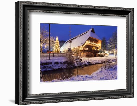 Fürstenberger Hof, Oberharmersbach, Black Forest, Baden-Wurttemberg, Germany-Markus Lange-Framed Photographic Print