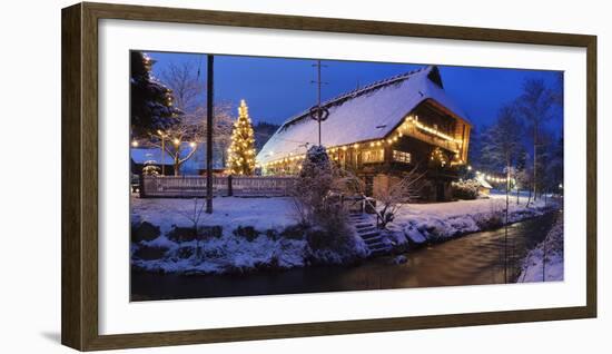 Fürstenberger Hof, Oberharmersbach, Black Forest, Baden-Wurttemberg, Germany-Markus Lange-Framed Photographic Print