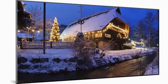 Fürstenberger Hof, Oberharmersbach, Black Forest, Baden-Wurttemberg, Germany-Markus Lange-Mounted Photographic Print