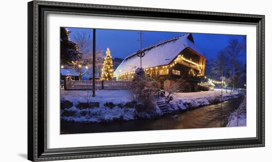 Fürstenberger Hof, Oberharmersbach, Black Forest, Baden-Wurttemberg, Germany-Markus Lange-Framed Photographic Print