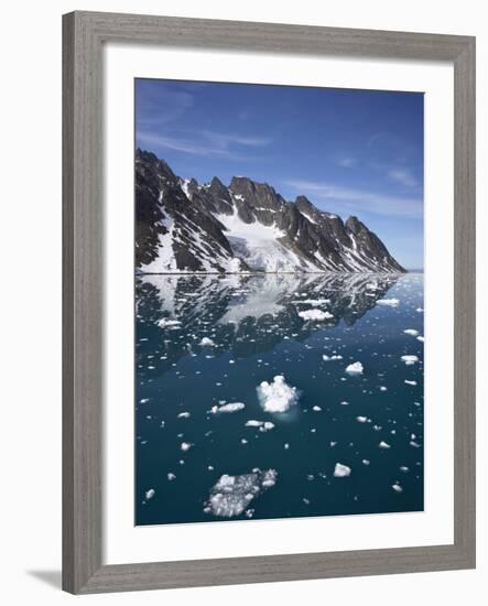 Fugle Fjord, Spitsbergen Island, Arctic, Norway, Europe-James Hager-Framed Photographic Print