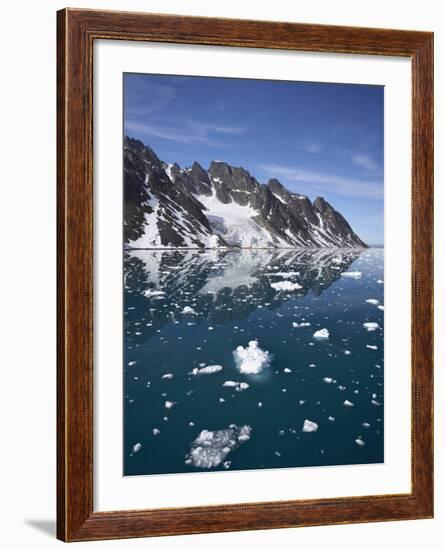 Fugle Fjord, Spitsbergen Island, Arctic, Norway, Europe-James Hager-Framed Photographic Print