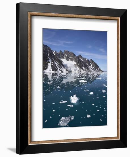 Fugle Fjord, Spitsbergen Island, Arctic, Norway, Europe-James Hager-Framed Photographic Print