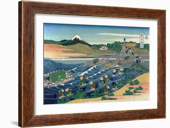 Fuji at Kanaya on the T?kaid?-null-Framed Giclee Print