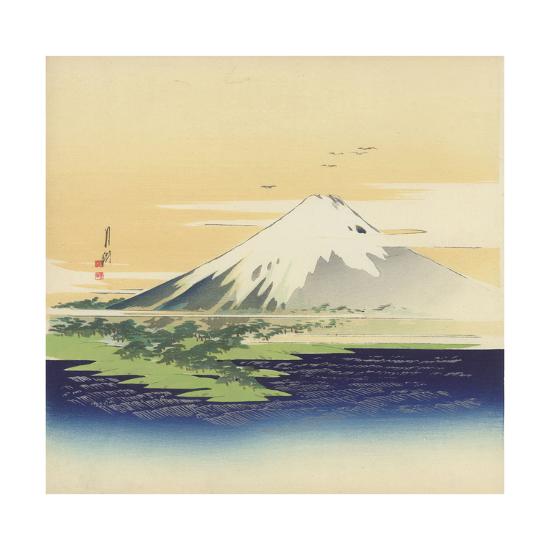 Fuji From The Beach At Mio 1900 10 Giclee Print By Ogata Gekko Art Com