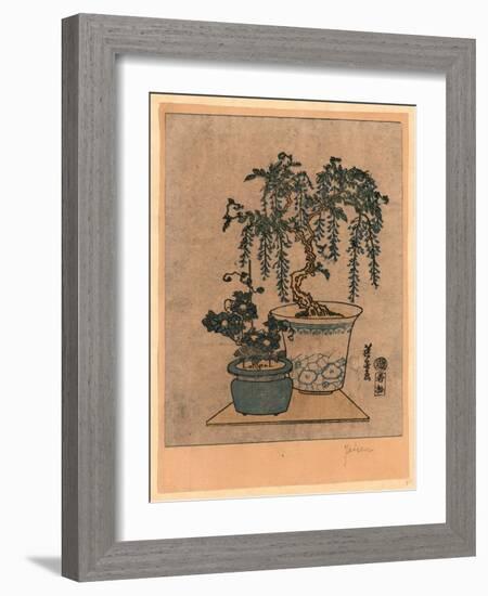 Fuji No Hachiue-Keisai Eisen-Framed Giclee Print