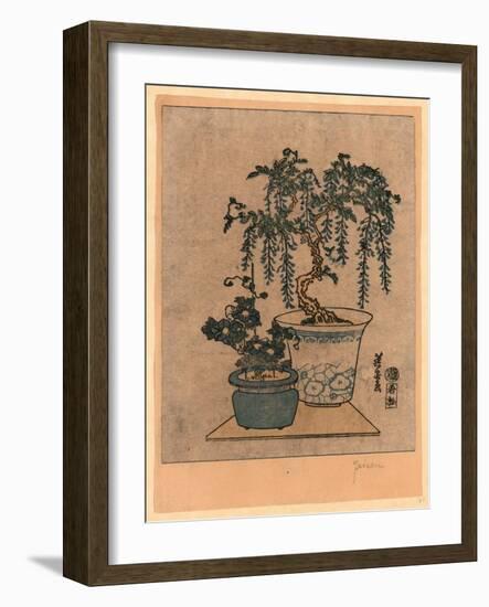 Fuji No Hachiue-Keisai Eisen-Framed Giclee Print