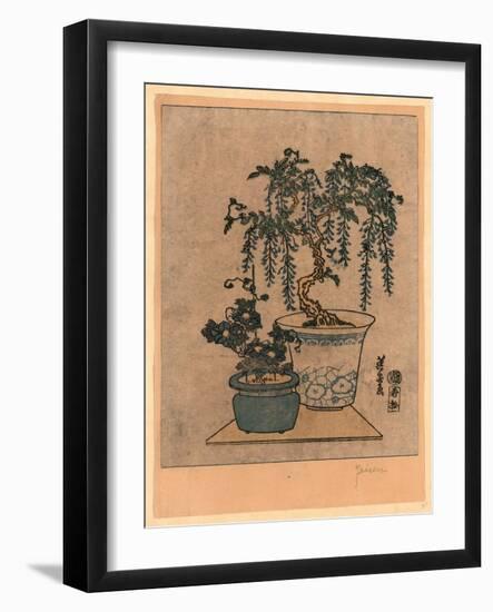 Fuji No Hachiue-Keisai Eisen-Framed Giclee Print