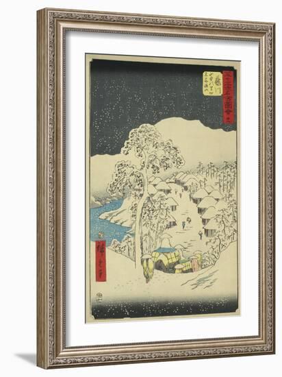 Fujikawa-Ando Hiroshige-Framed Art Print