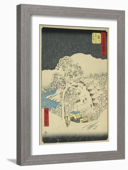 Fujikawa-Ando Hiroshige-Framed Art Print