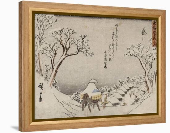 Fujikawa-Ando Hiroshige-Framed Premier Image Canvas