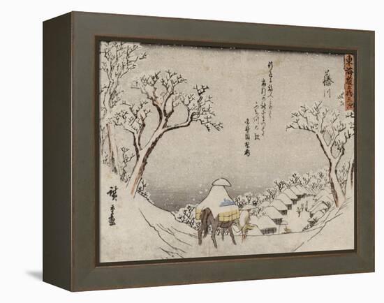 Fujikawa-Ando Hiroshige-Framed Premier Image Canvas