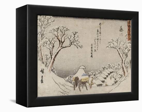 Fujikawa-Ando Hiroshige-Framed Premier Image Canvas