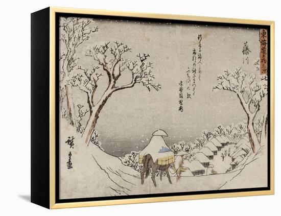 Fujikawa-Ando Hiroshige-Framed Premier Image Canvas