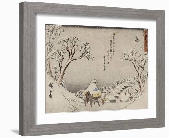 Fujikawa-Ando Hiroshige-Framed Giclee Print