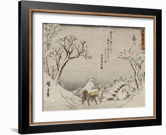 Fujikawa-Ando Hiroshige-Framed Giclee Print