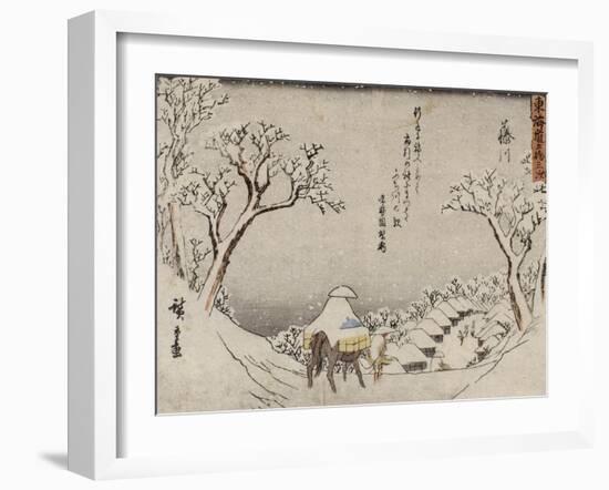 Fujikawa-Ando Hiroshige-Framed Giclee Print