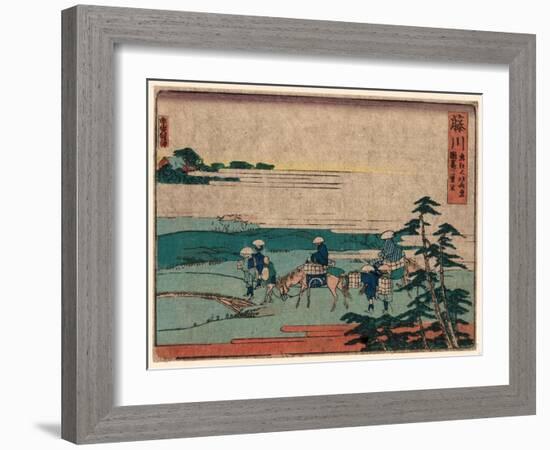 Fujikawa-Katsushika Hokusai-Framed Giclee Print