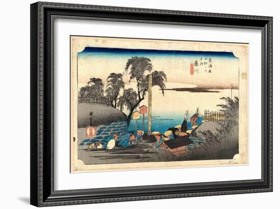 Fujikawa-Utagawa Hiroshige-Framed Giclee Print