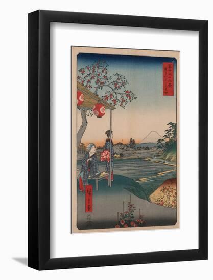 Fujimi Teahouse at Zoshigaya by Ando Hiroshige-Fine Art-Framed Photographic Print