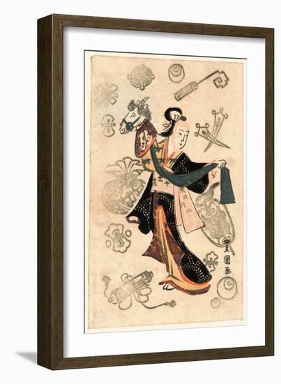 Fujimusume No Harukoma-Utagawa Toyokuni-Framed Giclee Print