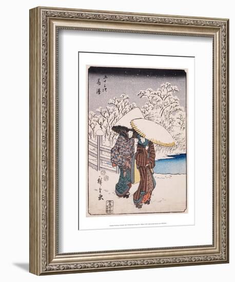 Fujisawa, 1852-Utagawa Hiroshige-Framed Art Print