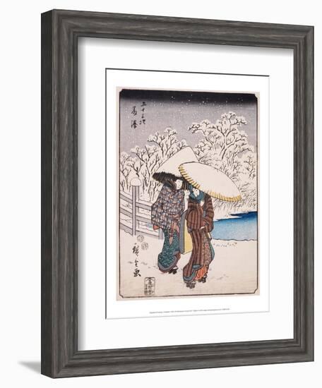 Fujisawa, 1852-Utagawa Hiroshige-Framed Art Print