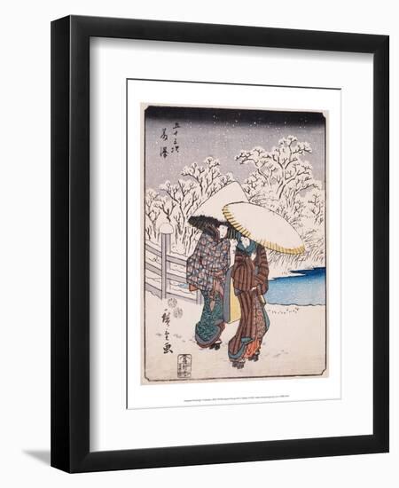 Fujisawa, 1852-Utagawa Hiroshige-Framed Art Print