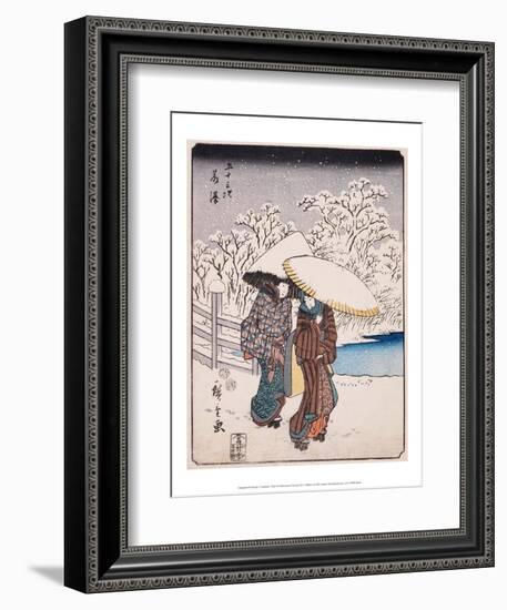 Fujisawa, 1852-Utagawa Hiroshige-Framed Art Print