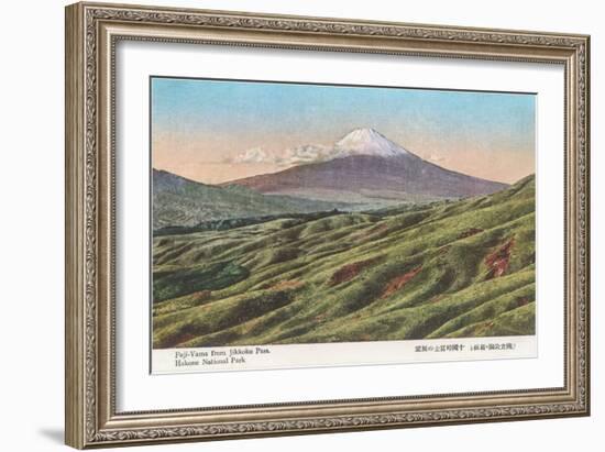 Fujiyama from Jikkoku Pass-null-Framed Art Print